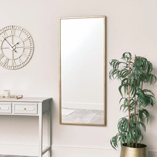 Large Gold Rectangle Mirror