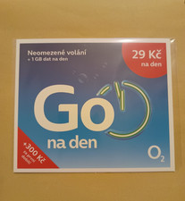 Czech sim card - sim, o2