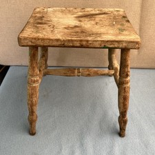 Antique Milking Stool Farmhouse
