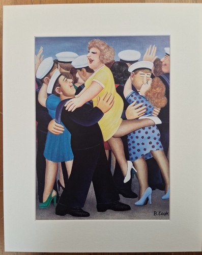 Beryl cook mounted print - beryl,