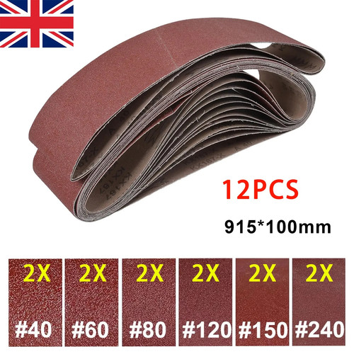 12pcs 100 915mm - 100, sanding