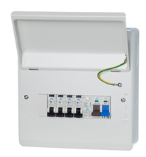 WCED 8 Way Metal Consumer Unit