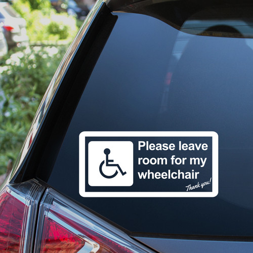 Disabled mobility please leave - disabled,