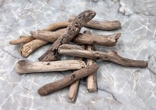 Driftwood Drilled Pieces Bulk