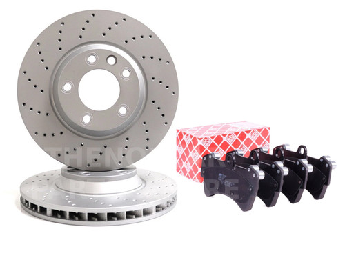 Front brake discs pads - front,