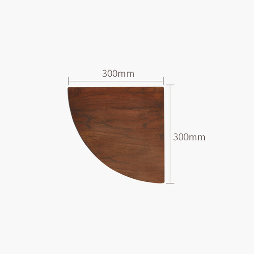Oak corner shelf wall mounted - corner,