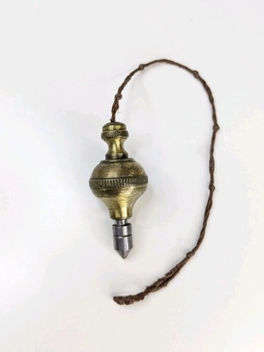 Vintage plumb bob brass - vintage,