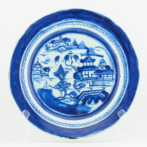 Chinese export porcelain plate - export,