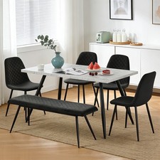 Marble Effect Dining Table
