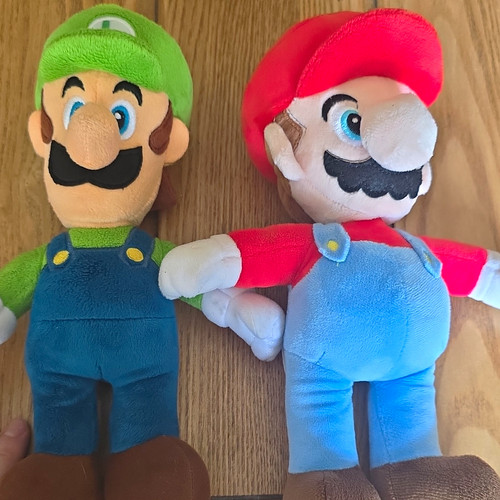 Super mario bros luigi - super, &