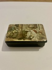 Paper Mache Snuff Box