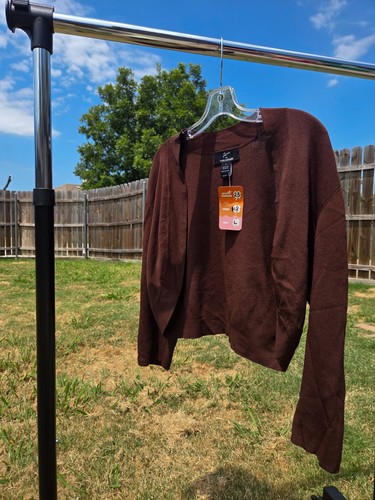 Brown cardigan size - brown, cardigan,