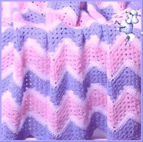 Crochet pattern baby blanket - pattern,