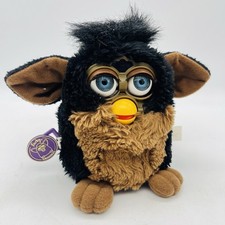 Original Furby By Tiger 1998 Gorilla Black And Brown Vintage NOT WORKING