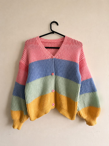 Girls striped cardigan age - girls,