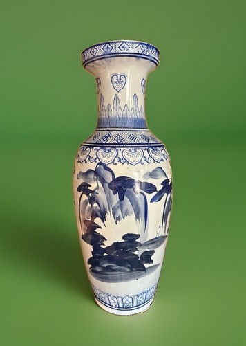 Large vintage chinese blue - large, &