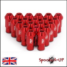 RED BLOX FORGED ALUMINIUM TUNER LUG WHEEL NUTS 52MM M12x1.5 fits TOYOTA