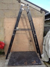 BAYLEY - FOLDING LADDER ** BRITISH MADE ** MAXIMUM  3 ,65 METERS LONG