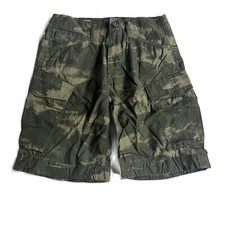 G-STAR Men's Combat Green Rovic Loose Wave Bermuda Short Caro  RRP £50