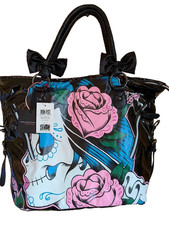 Iron Fist Skull Tote Bag Rose