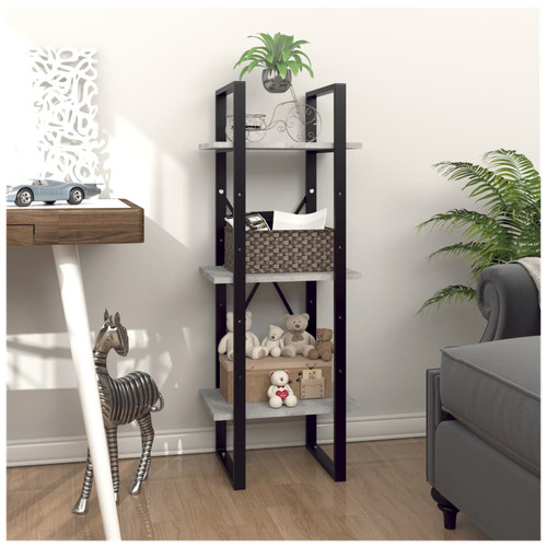 Book cabinet concrete grey - book,