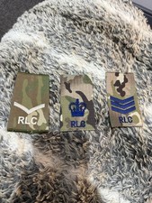 RLC Rank Slides L/Cpl / Sgt / CSM