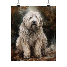 Komondor Dog Art Print, Dog