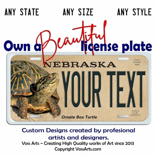 Nebraska license plate ornate - nebraska,