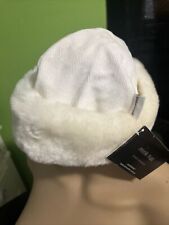 Minimink Childs Cream Synthetic Mink Hat S-M NWTS Holiday Formal