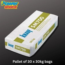 Knauf SM700 Multi-Fibre Cement Bonding, Renovation mortar - 30 x 30kg + Mesh