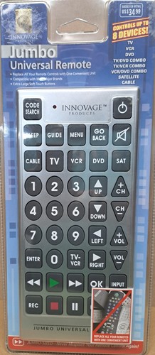 Universal remote control - tv,