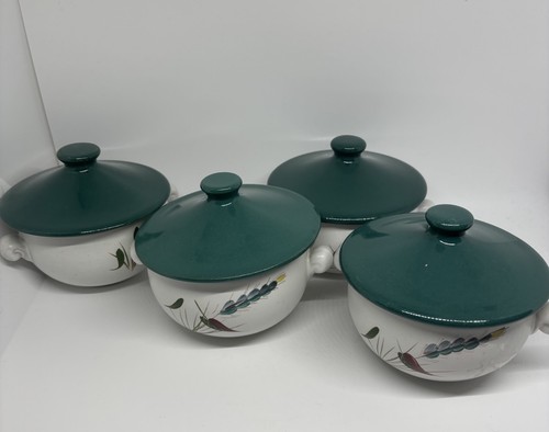 Denby greenwheat lidded soup - lidded,