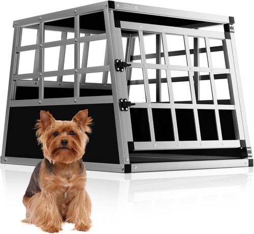 Medium aluminium dog crate - ®,