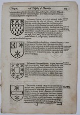 1638 Guillim Heraldry Leaf