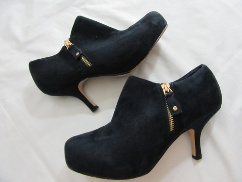 Navy faux suede size - faux,