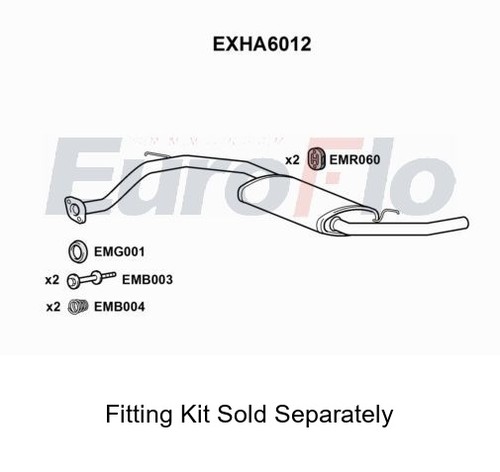 Rear muffler silencer insert - muffler,