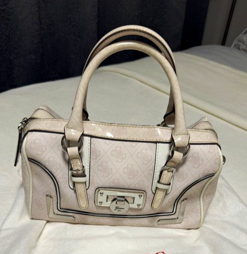 Guess beige logo faux leather - guess,