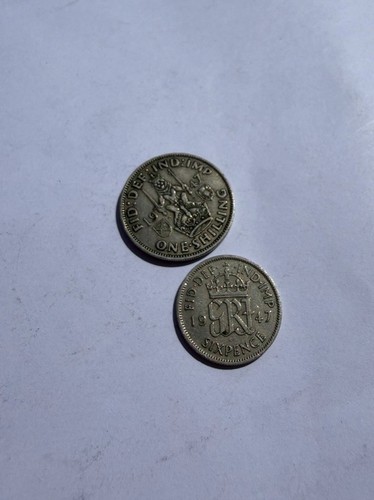 Pair 1947 king george - george, vi