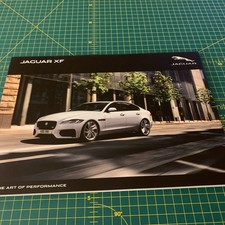 2018 Jaguar Xf saloon sedan Brochure 96 Sides A4 Landscape