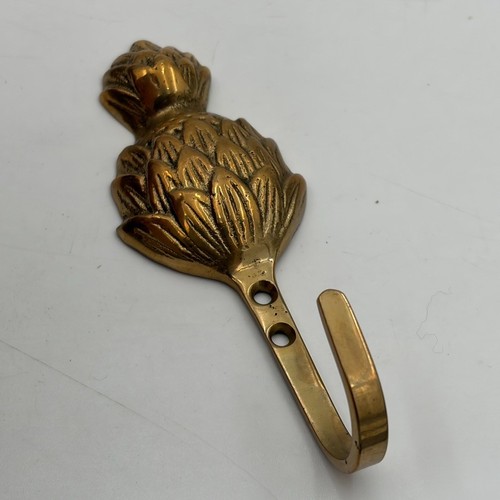 Vintage solid brass - brass, pineapple