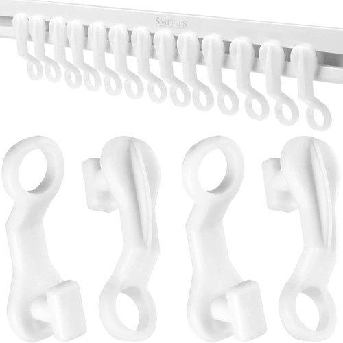 50x curtain glider hooks white - glider,