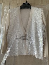 Boden Limited Edition Linen Silk Sequin Cardigan UK12 Unworn
