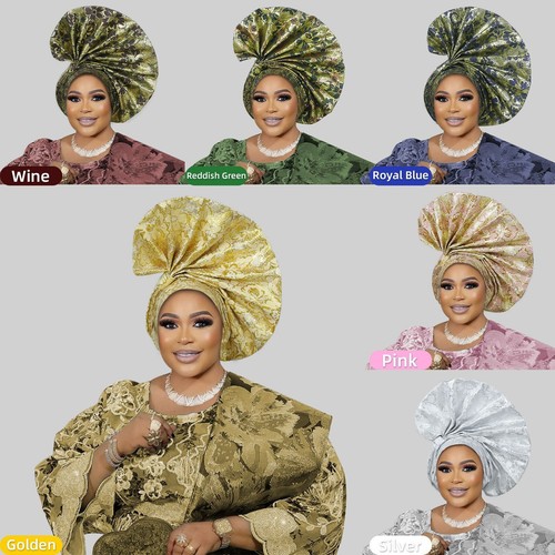 African auto gele headtie - auto,