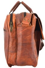 Briefcase shoulder bag teacher bag school bag bag Real leather bag