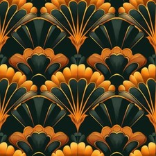 20x Green Theos Art Deco Peel