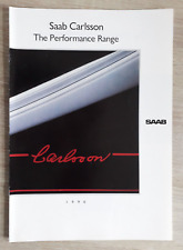 Saab Carlsson Range Brochure 1990 - 9000 900 CD