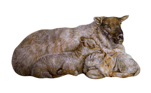 Ewe and lamb - ewe, magnet