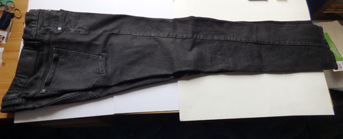 Men black denim jeans - men's,