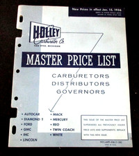c1956 Holley Carburetor Co