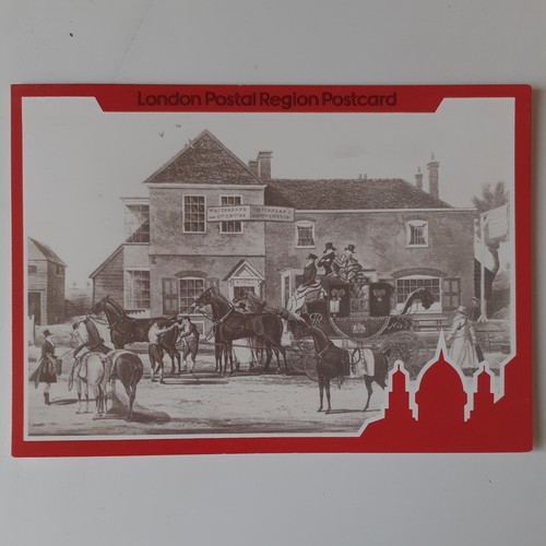 London postal reg postcard - london,